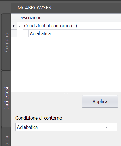 Condizioni contorno palette